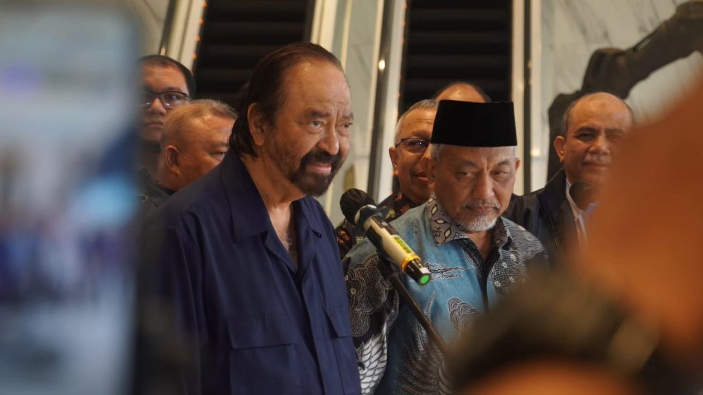 Ketum Nasdem Surya Paloh dan Presiden PKS Ahmad Syaikhu (Dok Nasdem)