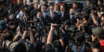 Anies Baswedan saat hadiri putusan MK dalam sengketa Pilpres 2024 (Dok FB Anies Baswedan)