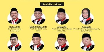 8 Hakim Mahkamah Konstitusi Putuskan Sengketa Pilpres 2024