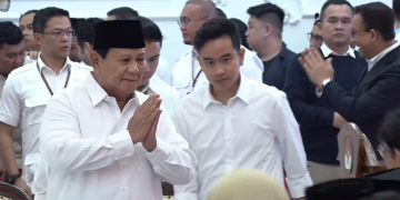 Prabowo dan Gibran di KPU saat penetapan sebagai pemenang Pilpres 2024 (Dok Suaranusantara)