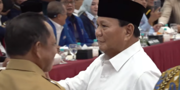 Prabowo Subianto saat penetapan Pilpres 2024 di KPU (Dok Suaranusantara)
