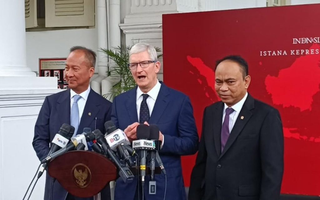 Tim Cook setelah kunjungi Presiden Jokowi