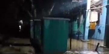 Banjir merendam permukiman warga di Lebak.(ist)