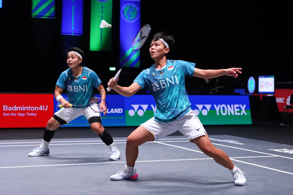 Apriyani Rahayu/Siti Fadia Silva di ALL ENGLAND 2024 (Dok PBSI)