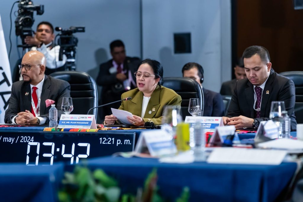 Puan Maharani dalam pertemuan parlemen anggota MIKTA (Dok DPR RI)