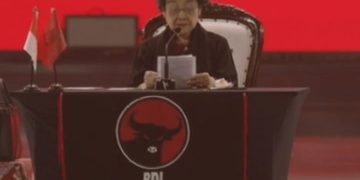 Megawati dalam Rakernas V PDI Perjuangan sampaikan pidato soal KPK dan MK tak lagi bagus