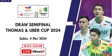 Thomas dan Uber Cup 2024