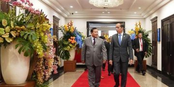 Jokowi dan Prabowo Subianto saat di acara KTT WWF di Bali Senin 20 Mei 2024 (instagram @prabowo)