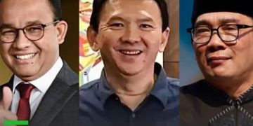 * Ridwan Kamil, Anies dan Ahok kabarnya bakal bertarung di Pilgub Jakarta 2024 (instagram @fakta.indo)