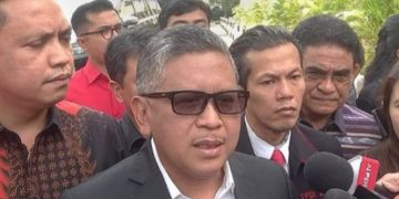 Hasto saat tiba di Polda Metro Jaya dengan didampingi kuasa hukum pada Selasa 4 Juni 2024 (instagram @pdiperjuangan)