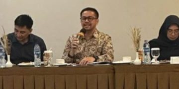 Marinus Gea saat hadiri acara pertemuan membahas tentang Pekerja Migran Indonesia pada Jumat 21 Juni 2024 (instagram @marinus_gea)
