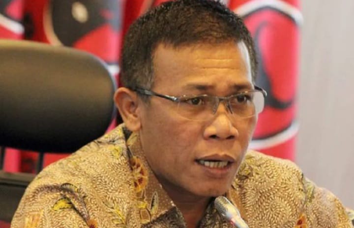 Masinton Pasaribu tanggapi soal penyitaan hp Hasto oleh penyidik KPK (instagram @teropong_senayan)