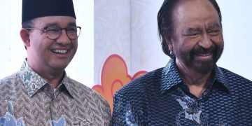 Surya Paloh dan Anies Baswedan (instagram @jktinfo)