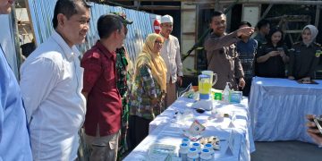 Barang bukti dari puluhan perkara pidana dimusnahkan Kejari Lebak.(SuaraNusantara/Def)