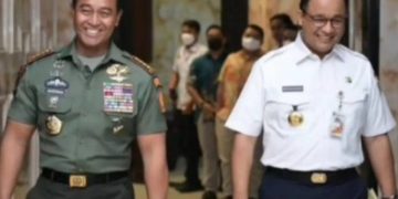 Anies Andika Perkasa santer dikabarkan bakal diduetkan di Pilgub Jakarta 2024 (instagram @manaberita)