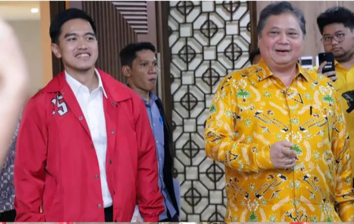 Ketum Golkar Airlangga Hartarto dan Ketum PSI Kaesang Pangarep gelar pertemuan pada kemarin Kamis 11 Juli 2024 (instagram @psi_id)