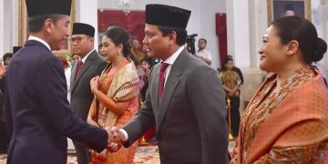 Jokowi lantik tiga Wakil Menteri salah satunya Thomas Djiwandono pada kemarin Kamis 18 Juli 2024 (instagram @jokowi)