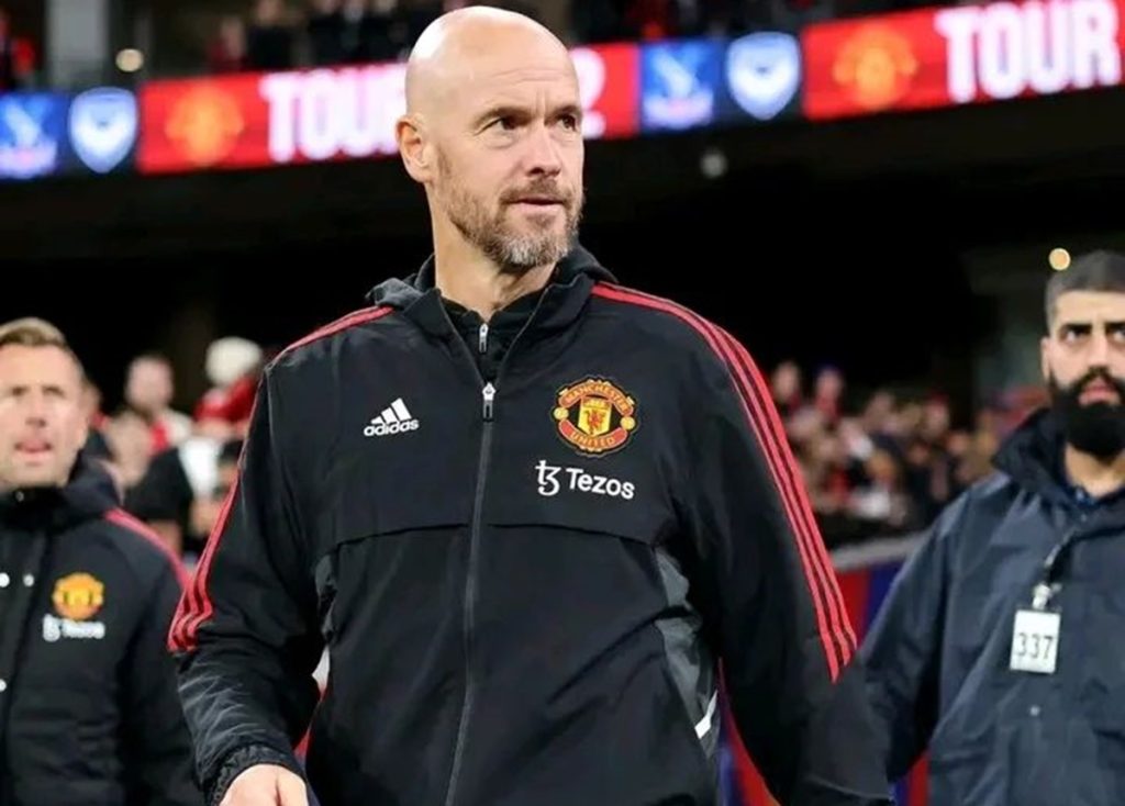Pelatih Manchester United Erik ten Hag