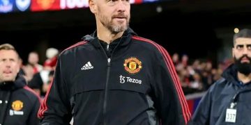 Pelatih Manchester United Erik ten Hag