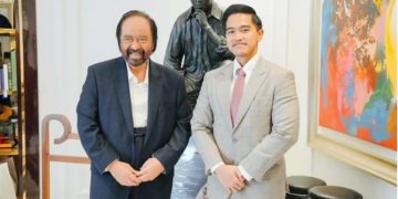 Surya Paloh dan Kaesang bertemu pada kemarin Senin 22 Juli 2024 (instagram @psi_id)