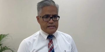 Jubir Kemenlu RI, Roy Soemirat saat memberikan keterangan persnya di Jakarta, pada Senin (15/07/2024). (Ilham F/Suaranusantara)