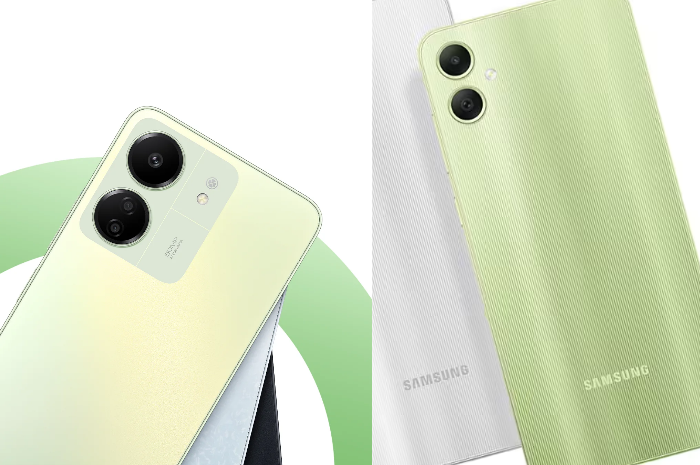 Redmi 13C dan Samsung Galaxy A05