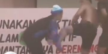 Viral di medsos pelatih renang pria tendang guru olahraga wanita di Sumatra Utara (instagram @medsoszone.id)