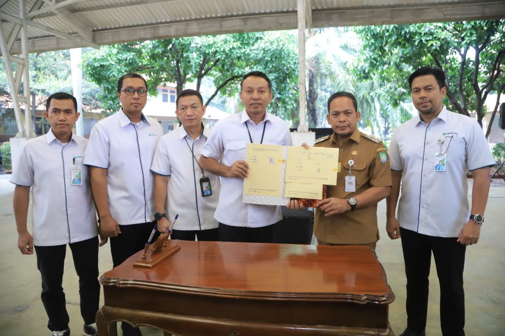 Caption : Pemerintah Kota Tangerang dan BPJS Ketenagakerjaan Banten menjalin Kerjasama Perlindungan untuk Pegawai Rentan