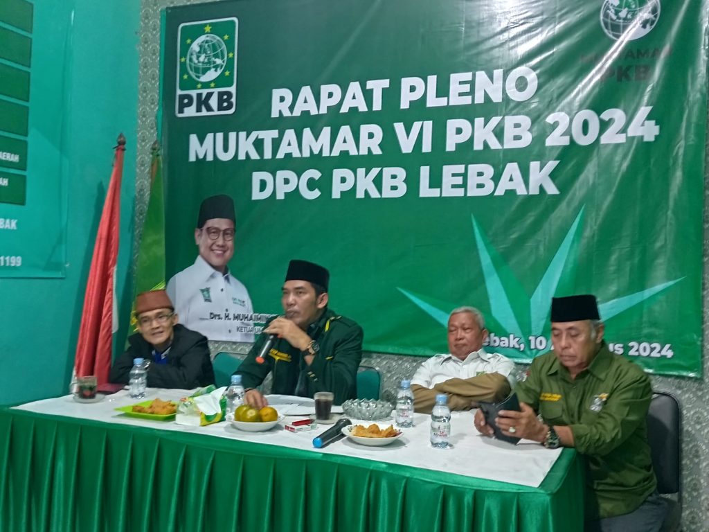DPC PKB Kabupaten Lebak meminta Cak Imin kembali menjadi ketua umum.(ist)