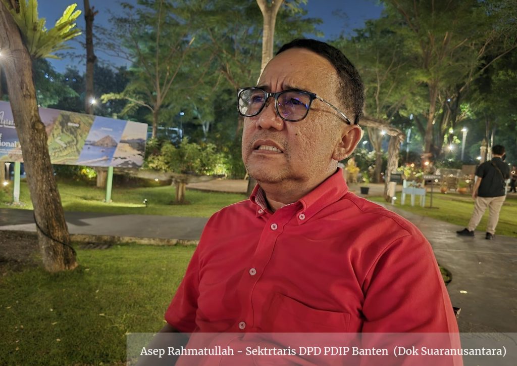 Sekretaris DPD PDI Perjuangan Banten, Asep Rahmatullah (dok suaranusantara.com)