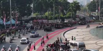 Ada Prosesi Kirab Bendera Merah Putih dan Teks Proklamasi di DKI menuju IKN, Ini Rekayasa Lalu Lintasnya