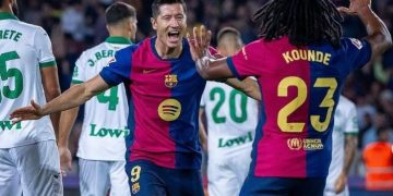 Gol Robert Lewandowski antarkan kemenangan Barcelona atas Getafe