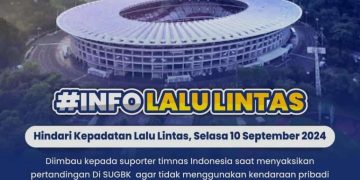 Polda Metro Jaya tertibkan arus lalu lintas jelang Indonesia vs Australia di SUGBK
