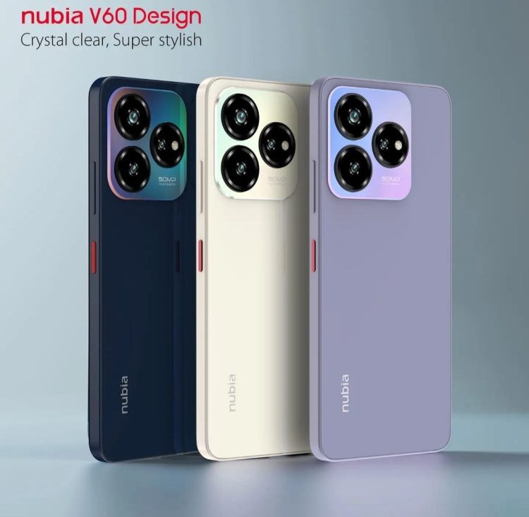 ZTE Nubia V60 Design Resmi Dirilis