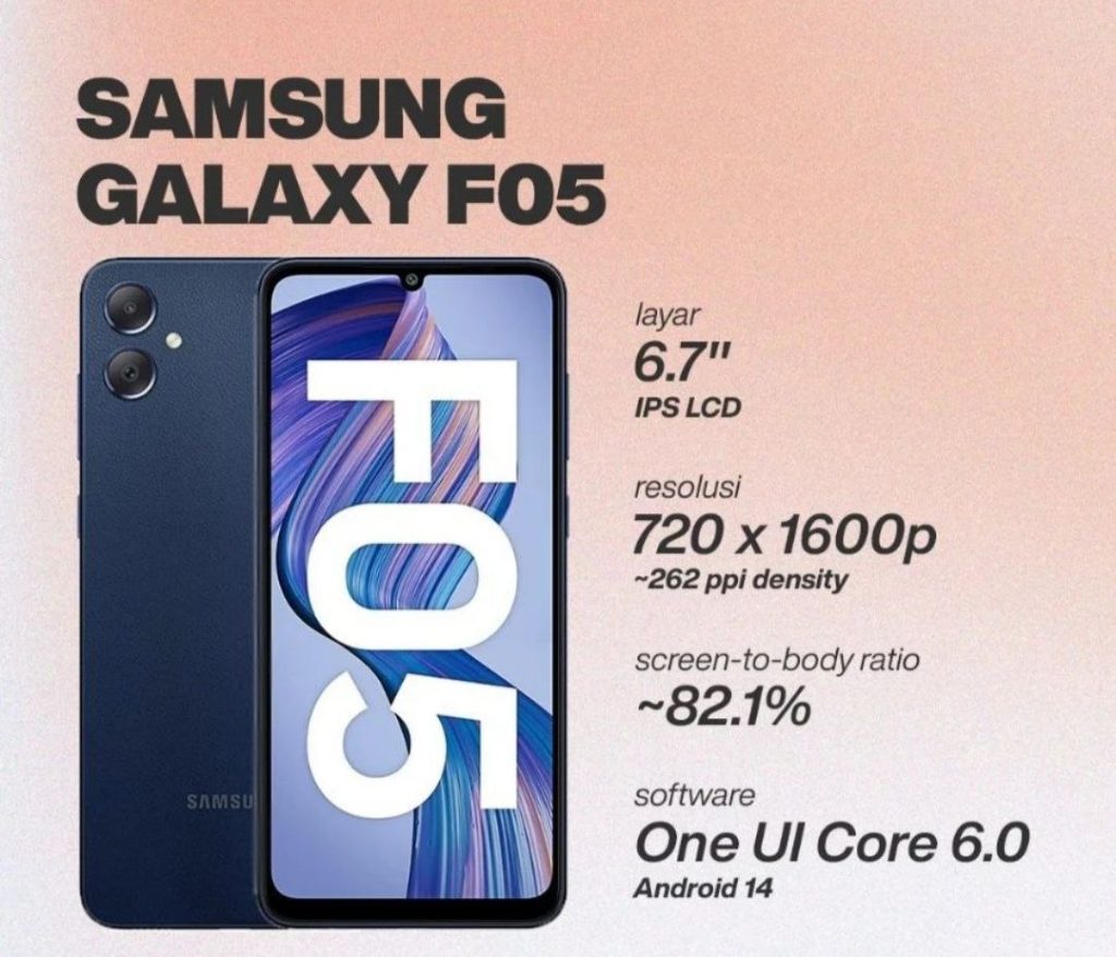 Samsung Merilis Galaxy F05 di India