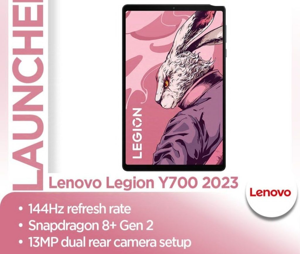 Lenovo Siapkan Tablet Gaming Baru Legion Y700