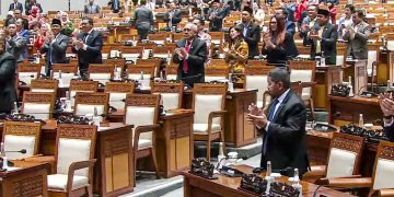 Suasana di Gedung DPR RI saat masa jabatan terkahir anggota DPR 2019-2024 (Dok FB/Puan Maharani)