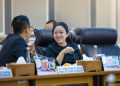 Puan Maharani saat Rapat Pimpinan dan Rapat Konsultasi pertama pasca pelantikan (Dok FB/ Puan Maharani)