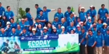 Citraraya Tangerang rayakan HUT ke 30 tahun dengan menggelar Eco Day di kawasan Danau Lugano (instagram @citraraya)