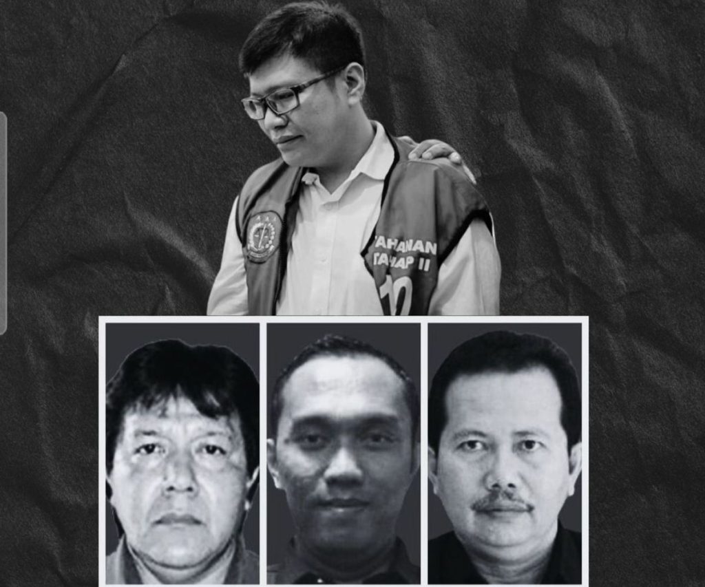 Tiga hakim yang vonis bebas Ronald Tanur di OTT Kejagung (Foto Ig Mohmahfudmd)