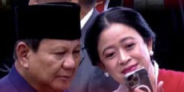 Puan selfie bareng Prabowo Subianto usai pelantikan Presiden RI Minggu 20 Oktober 2024 (instagram @pdiperjuangan)