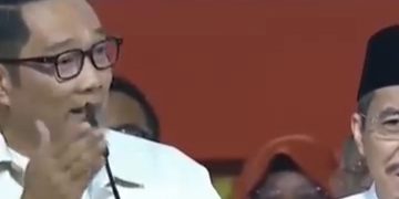 Ridwan Kamil saat ikuti debat Pilgub Jakarta 2024 pada tadi malam Minggu 27 Oktober 2024 (instagram @laporan8garudatv)