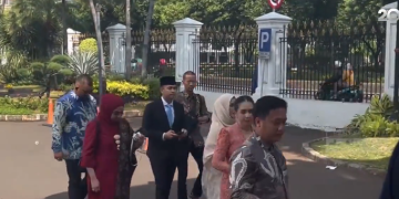 Raffi Ahmad tiba di Istana Presiden (Dok ist)