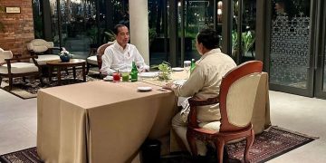 Pertemuan Presiden Jokowi dengan Presiden Terpilih Prabowo Subianto di Plataran GBK