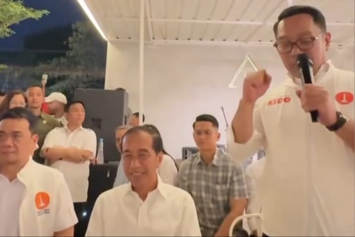 Ridwan Kamil dan Jokowi saat gelar pertemuan Senin malam 18 November 2024 di Kafe Kaizen Heritage, Cempaka Putih (instagram @ridwankamil)