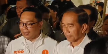 Jokowi usai berikan dukungan ke Ridwan Kamil dan Suswono (Dok ist)