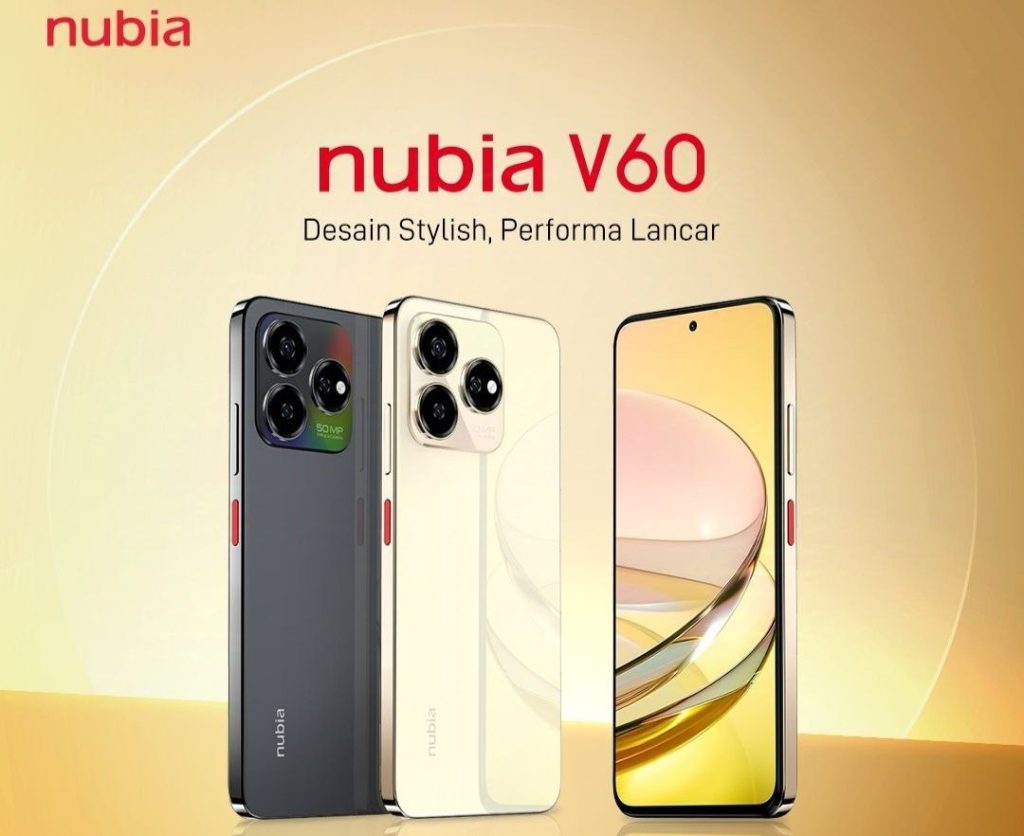 Nubia V60 Resmi Diluncurkan di Indonesia: HP Murah dengan Fitur Premium