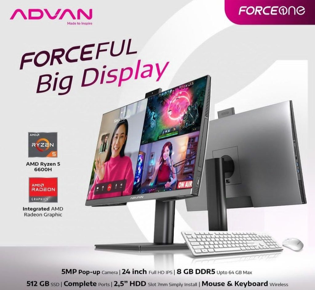 Advan Luncurkan Produk Terbaru: Advan ForceOne, PC All-in-One untuk Berbagai Kebutuhan