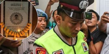 Aipda Robig pelaku penembakan terhadap siswa SMK Semarang (instagram @cretivox)