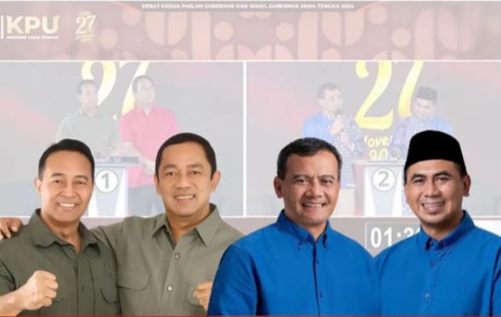 Andika Perkasa-Hendrar Prihadi kalah telak dari rivalnya Ahmad Luthfi-Taj Yasin di Pilkada Jawa Tengah 2024 (instagram @lbhsemarang)